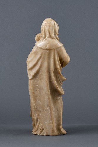 Virgin and Child in alabaster  - Renaissance