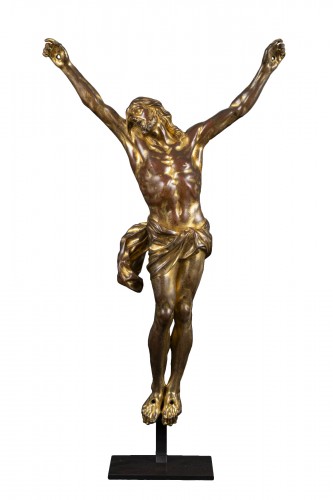 Christ in gilt bronze After François Girardon, France 18th century