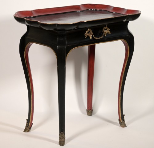  - Two louis XV cabaret tables