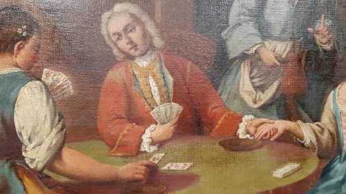 Louis XVI - Scène de taverne, école italienne du XVIIIe siècle