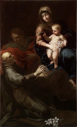 Lazzaro BALDI (1623 – 1703) Saint Pierre d’Alcantara devant la Sainte Vierge