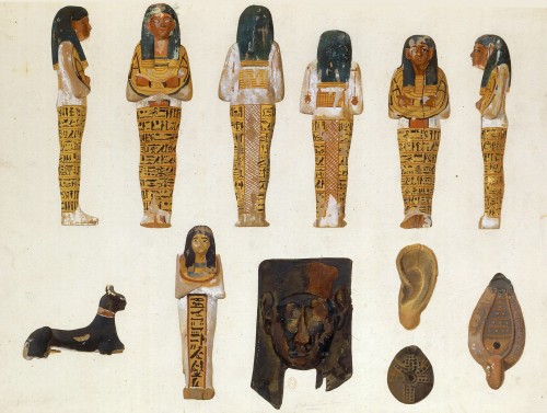 Archéologie  - Art Egyptien – Objets publies dans la description de l’Egypte