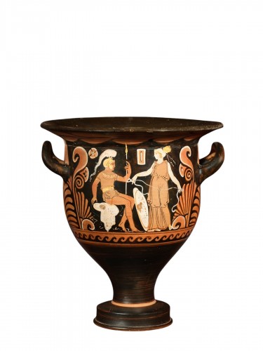 Cratere en cloche a figures rouges du peintre ca  Art grec, Campanie vers 350-330 av