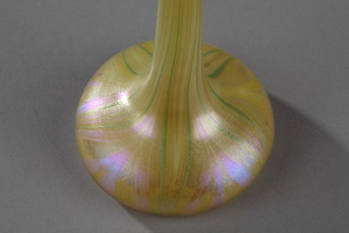 Vase &quot;Jack in the Pulpit&quot; glass by Louis Comfort TIFFANY NEW YORK 1900 - 