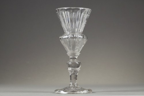 Verre dit Gobichon à fruit ou pâte de fruit XVIIIe siècle - Verrerie, Cristallerie Style 