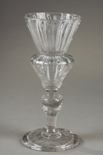 Verrerie, Cristallerie  - Verre dit Gobichon à fruit ou pâte de fruit XVIIIe siècle