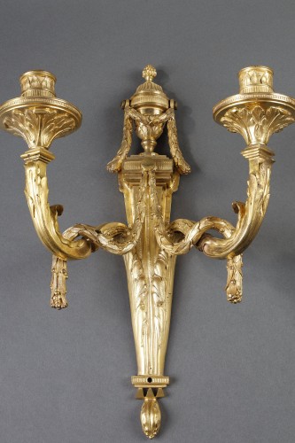 Lighting  - Pair of Antique style arm lights attributed to Jean-Louis PRIEUR circa 1770