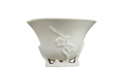 Coupe à libation Blanc de Chine période KANGXI 1662-1722