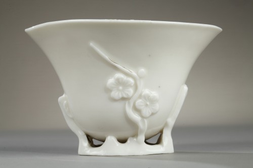 Coupe à libation Blanc de Chine période KANGXI 1662-1722 - Galerie Théorème