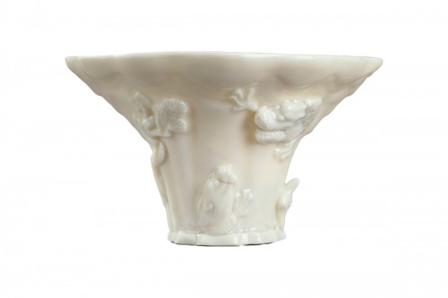 Coupe à libation Chine (Dehua) période Kangxi 1662-1722