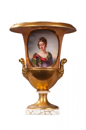 Medici porcelain vase - Manufacture de Honoré (1820-1830)