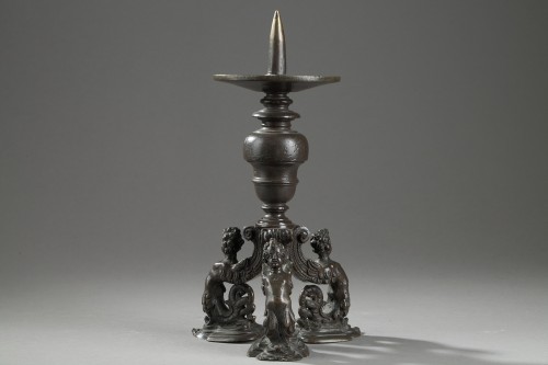 Pique-cierge bronze, Venice or Padua 16th century - 