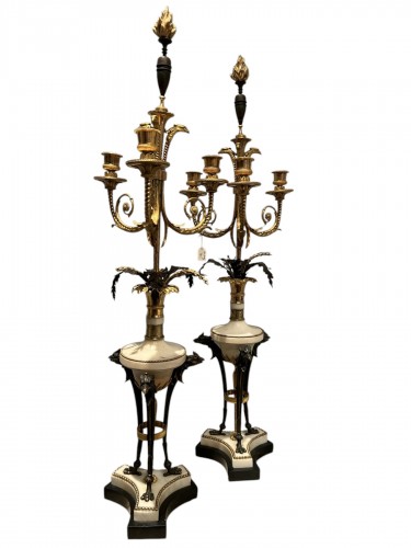 Pair of Louis XVI candelabra