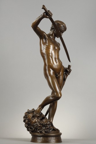 David - Antonin MERCIÉ (1845-1916) - Sculpture Style Napoléon III