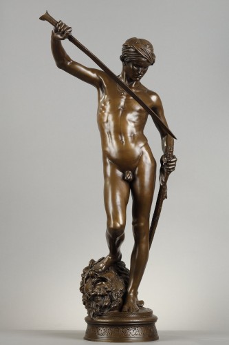 Sculpture  - David - Antonin MERCIÉ (1845-1916)