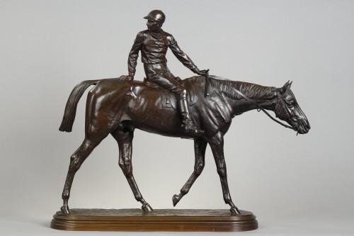 Jockey Vainqueur - Isidore BONHEUR (1827-1901) - Sculpture Style Napoléon III