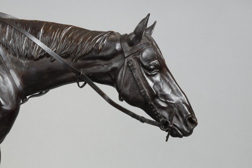 Sculpture Sculpture en Bronze - Jockey Vainqueur - Isidore BONHEUR (1827-1901)