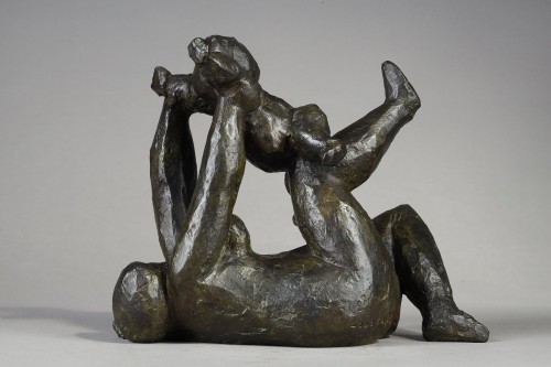 Sculpture  - Motherhood - Baltasar LOBO (1910-1993)