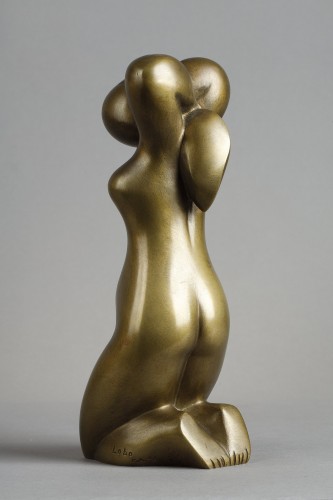 20th century - Nude kneeling - Baltasar LOBO (1910-1993)