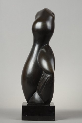 Sculpture Sculpture en Bronze - Torse à la draperie - Baltasar LOBO (1910-1993)