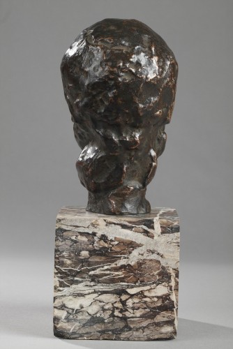 Petite tête de l'Homme au nez cassé - Auguste RODIN (1840-1917) - Galerie Tourbillon