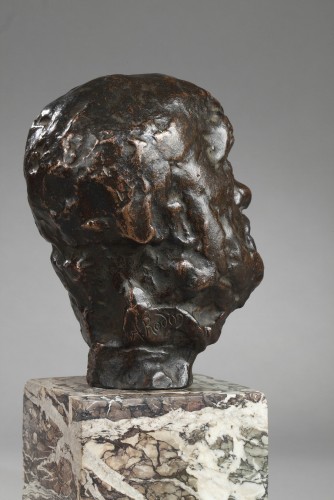 XXe siècle - Petite tête de l'Homme au nez cassé - Auguste RODIN (1840-1917)