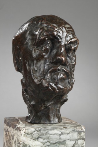 Antiquités - Petite tête de l'Homme au nez cassé - Auguste RODIN (1840-1917)