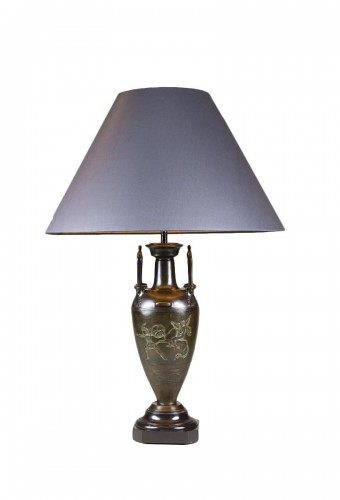 Vase mounted as a lamp - second half of the 19th century