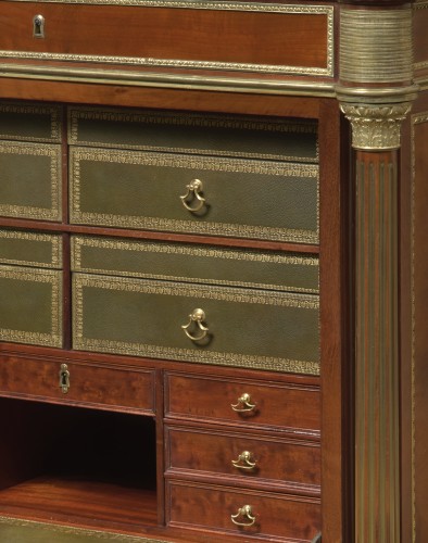 Mobilier Bureau et Secrétaire - Important secrétaire d'époque Louis XVI