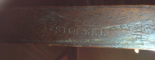 Furniture  - A Louis XVI Mahogany Bureau cylindre stamped Stöckel