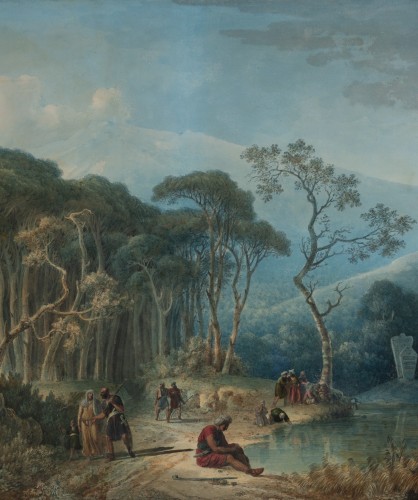 Antiquités - Louis François Cassas (1756-1827) - Paysage Oriental