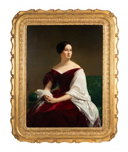 Alexis Joseph PERIGNON (1808-1882) - Portrait de femme