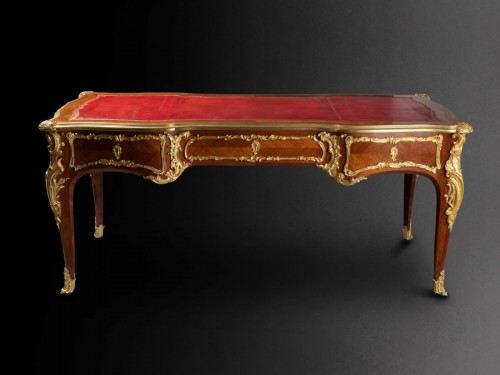 Bureau plat d'époque Napoléon III par Paul Sormani (1817 - 1877) - Napoléon III