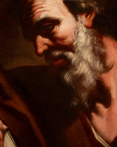 portrait of a philosopher holding a book, entourage of Maria Pretti - Paintings & Drawings Style 