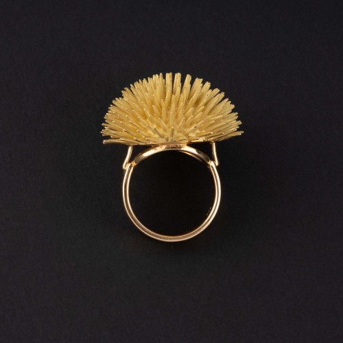 Gold Hedgehog Ring - Antique Jewellery Style 50