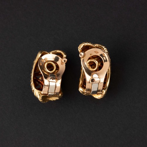 Van Cleef &amp; Arpels earring, 18k gold - Antique Jewellery Style 50