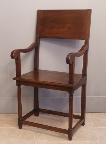  Renaissance walnut ceremonial armchair - Seating Style Renaissance