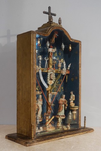 Religious Antiques  - Mariner’s Cross with Instruments of the Passion Circa 1820