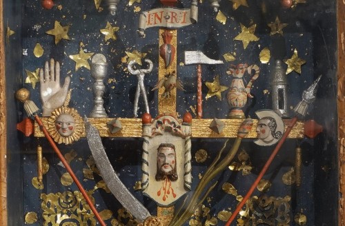 Antiquités - Mariner’s Cross with Instruments of the Passion Circa 1820