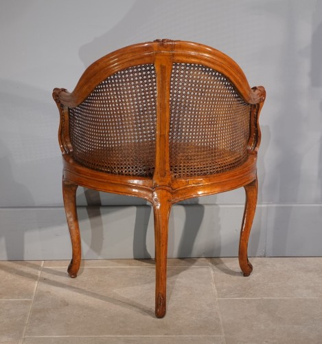 XVIIIe siècle - Fauteuil de bureau estampillé Jacques Chenevat