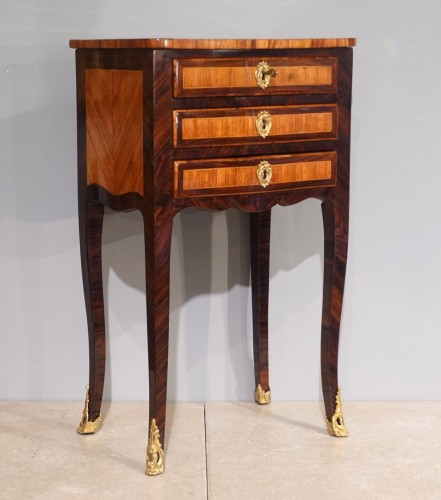 Furniture  - 18th century marquetry chiffonniere table