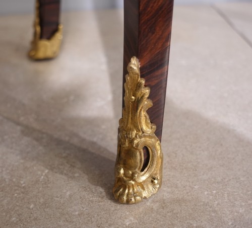 18th century marquetry chiffonniere table - Louis XV