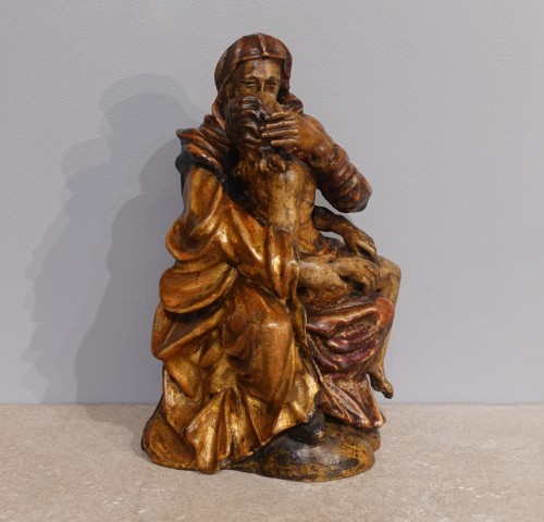 17th century polychrome wooden Pietà - 