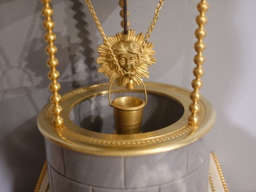 Pendule "au puits" d'époque Napoléon III - Napoléon III