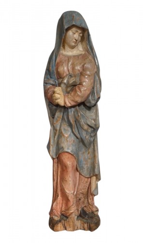 Sculpture Vierge de Calvaire, Flandres XVIe siècle