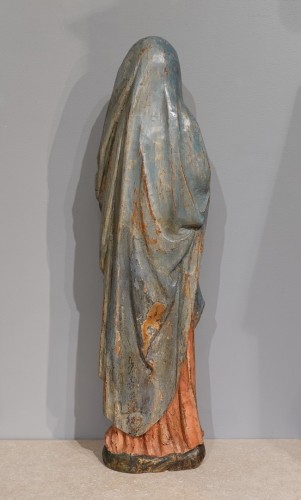 Renaissance - Sculpture Vierge de Calvaire, Flandres XVIe siècle