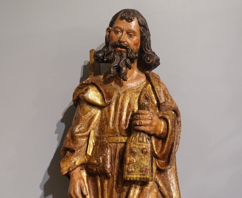 Sculpture  - Sculpture Saint Andrew Spain late 16th 