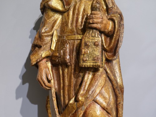 Sculpture Saint Andrew Spain late 16th  - 