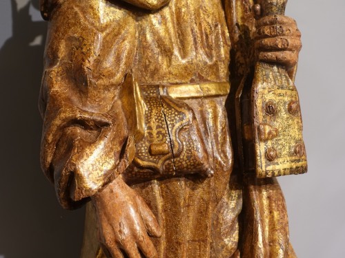 Sculpture Saint Andrew Spain late 16th  - Renaissance