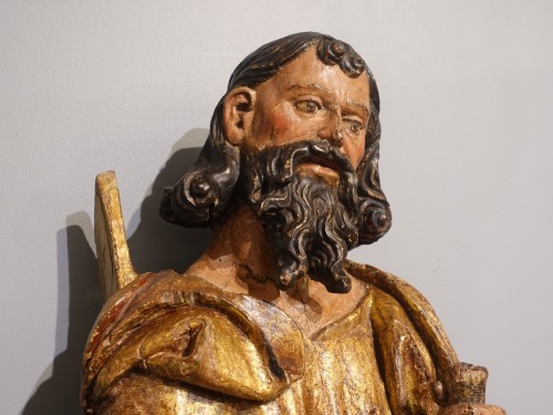 Antiquités - Sculpture Saint Andrew Spain late 16th 